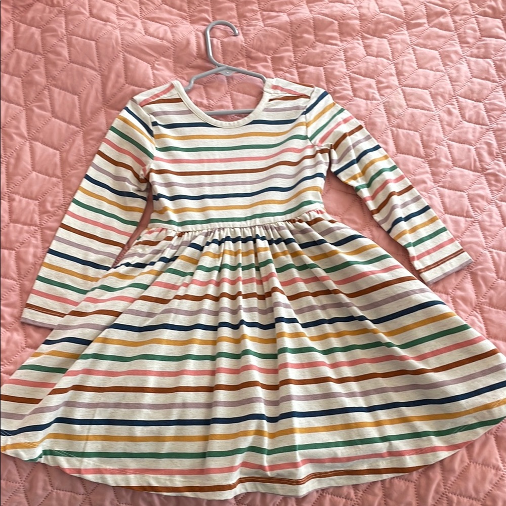 Striped Multicolor Kids Dress